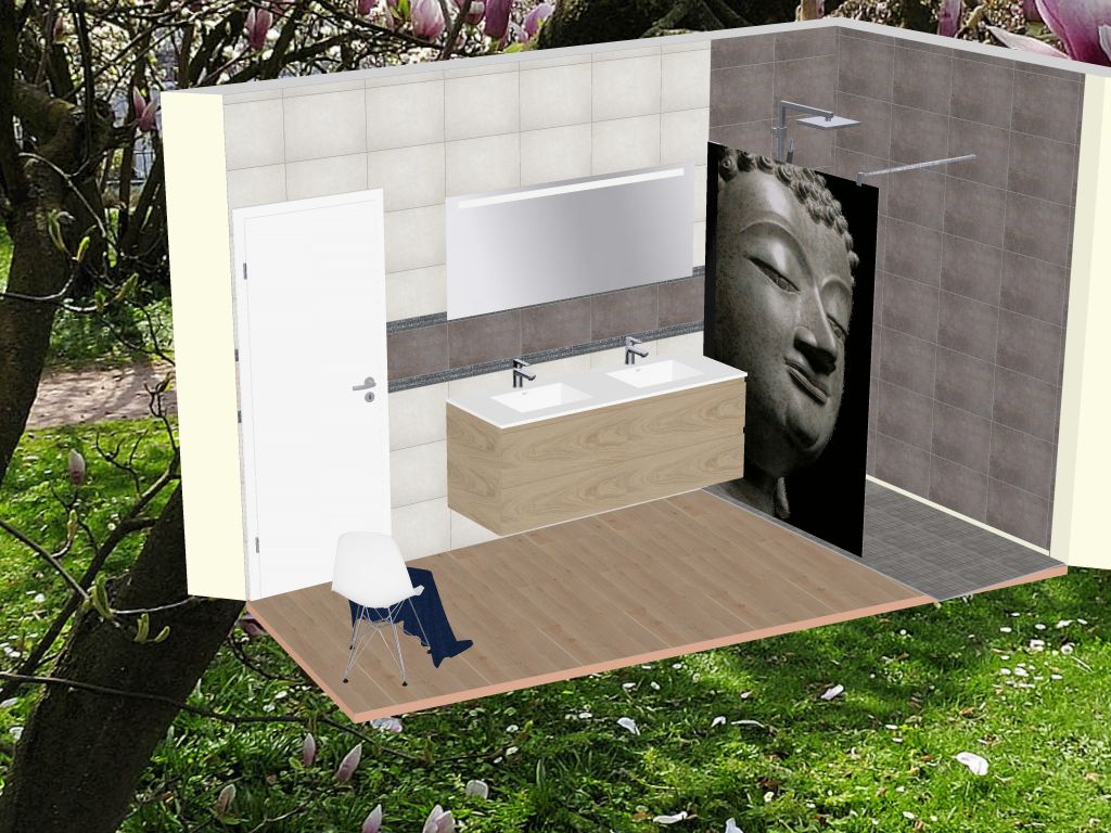 Climair - Sanitaire - Réalisation salle de bain 3D